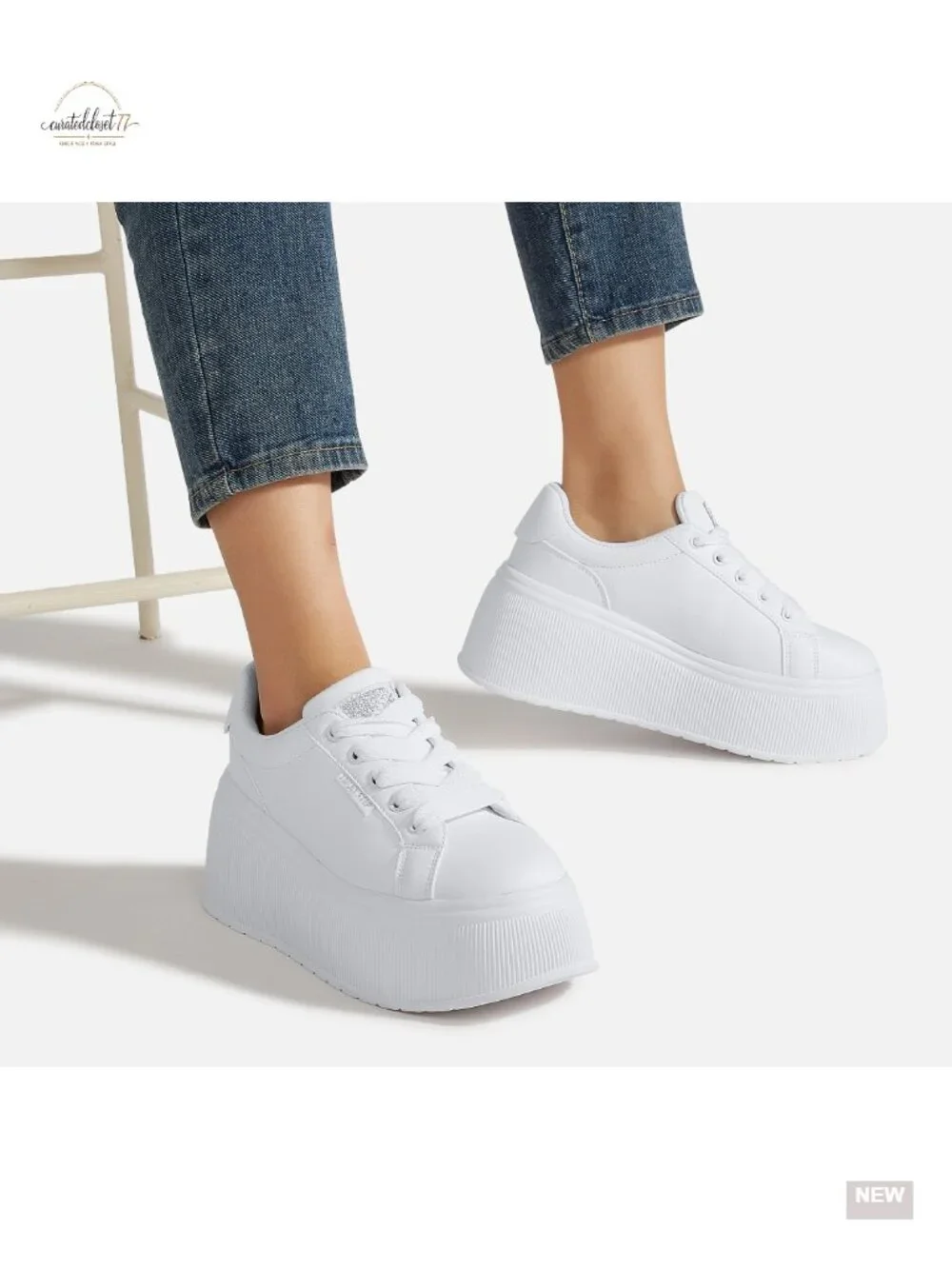Women's Platform Wedge Canvas Sneakers with PU Option